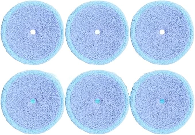 Washable Mother Yarn and Microfiber Mop Pads Compatible for EVERYBOT Edge RS700 RS500 Robot Replacement Accessory (Color : 4pcs)