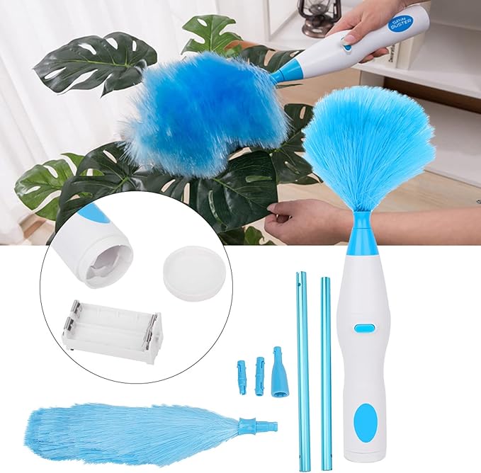 Electric Duster Brush 180 ° Electric Duster Window Blinds Furniture Tool Household Helper