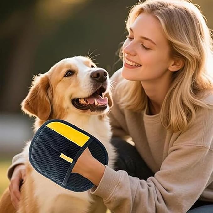 Reusable Two-Way Push and Pull Electrostatic Pet Hair Remover-Roll Into Strips Electrostatic Pet Grooming GlovesPet Hair Removal Glove for Cats &amp Dogs
