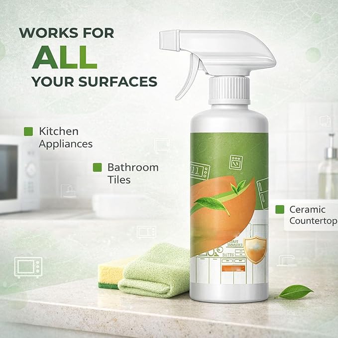 2026 Upgrade Electrolyzed Ion Kitchen Cleaner SprayMulti-purpose Household and Kitchen Cleaning Sprayfor Countertops Appliances &amp Easy Cleaning Household Items (2Pcs)