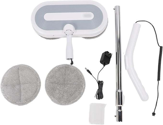 EBTOOLS Cordless Electric Mop Dual Motor Mop with 2000mAh Battery and One Key Water Spray Self Propelled Floor Cleaner for Hardwood Marble Tile Floors (US 100 to 240V)