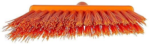 Vikan - 29147 12 Angle Broom- Extra Stiff Orange