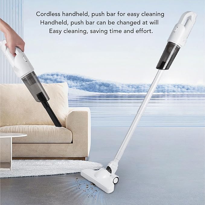 Garosa Cordless Stick Vacuum Cleaner 4000Pa Powerful Suction with 2000mAh Battery and 5 Tools for Pet Hair Hard Floor Car Cleaning