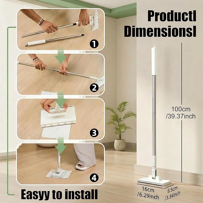 Snapu Gripc Minie Mopp PortablexSnapu Gripc MoppSnap-on Snapw-gripb Minie Mopt Lockingx Mopx Head and Mopx Padh Designedd for Cabinetsx and Tightt(includess 5 mopl Pads) (White) (Purple)