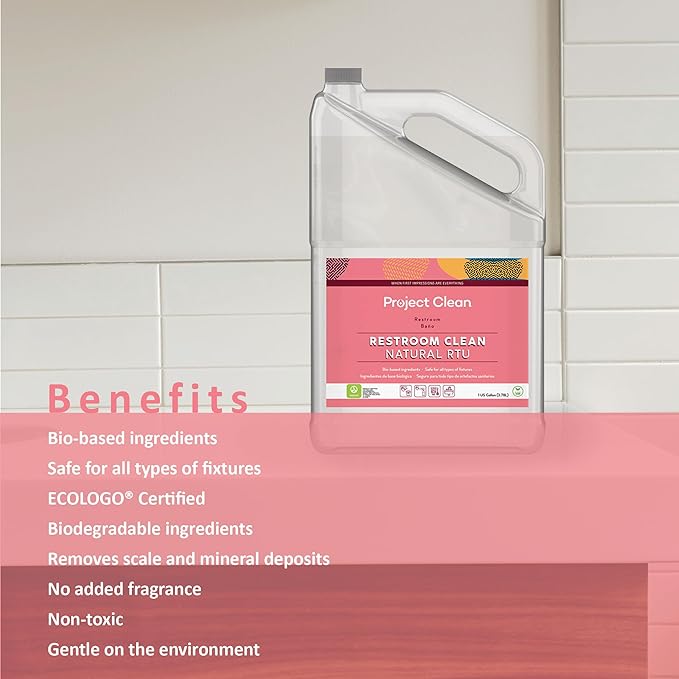 Multi-Surface Cleaner non toxic bathroom cleaner Eco-Friendly non toxic cleaning supplies Ready to Use Non-scented Bathroom cleaner Refill supply for your bathroom cleaner spray (4 pack)
