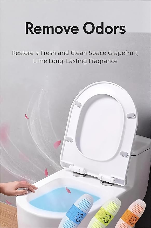 Hanging Toilet Bowl Cleaner 3 Scents Automatic Toilet Rim Cleaner Can be used 500 times Stain Removing Odor Eliminating Toilet Freshener for Standard &amp Smart Toilets (Truffle 9)