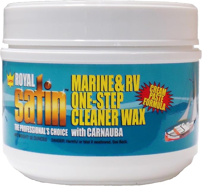 Garry's Royal Satin Marine &amp RV ONE STEP Cleaner Wax (1 Quart)