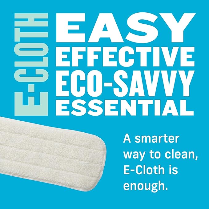 E-Cloth Deep Clean Mop Dusting Head Reusable Microfiber Dusting Mop Heads Replacements for Dust Mops for Floor Cleaning 100 Wash Guarantee 1 Pack