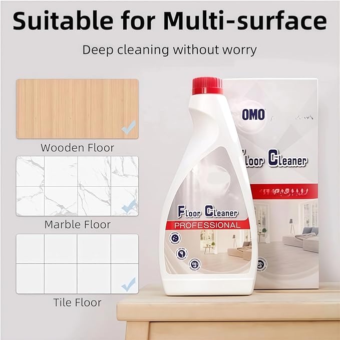 480mL Floor Cleaning Solution For Mopping Machine. Compatible With Roborock Dyad/Dyad Pro/S7 Pro Ultra. Quick Floor Cleaning Solution(480ml 5pc)