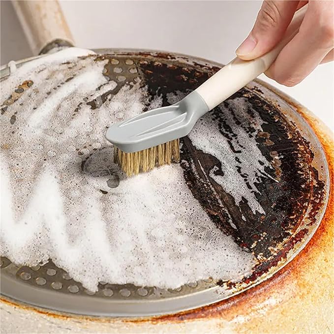Multifunctional Kitchen Cleaning Brush For Gap Grease - Household Pot Scrubber Oven Grill Fryer Cleaner Gas Stove(Green-1)