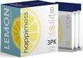 Eyely MPH3100B-WHITE Tad 5.3-Gallon Lemon Scented Drawstring Trash Can Liner White (60-Count 3-Packs of 20 Liners)