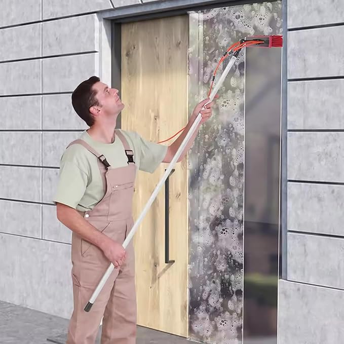 Telescopic Window Cleaner Window Cleaning Pole Water Fed Telescopic Brush Window Cleaner Kit Extendable Solar Panel Washing600cm