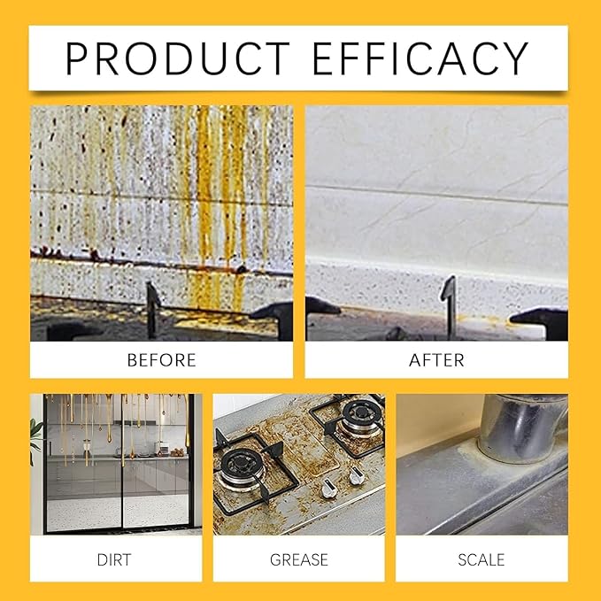 Liapu Heavy Duty Degreaser Cleaner Spray Liapu Kitchen Heavy Oil Cleaner Clean up Kitchen Oil Stains Greasy Dirt Clean All Purpose Kitchen Heavy Oil Cleaning Agent (5pcs)