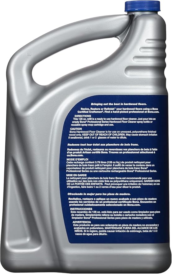 Bona Professional Series Hardwood Floor Cleaner Refill 128 Fl Oz