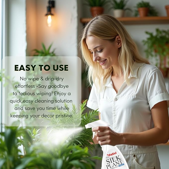 Silk Plant &amp Wine Glass Cleaner Duo – Effortless Shine for Greenery &amp Gourmet Moments