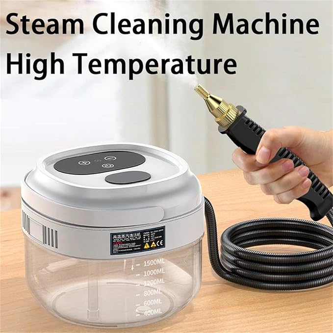3500W Portable Steam Cleaner Steam Shot Cleaner Handheld High Temperature Steamer for Car Detailing Furniture Kitchen Bathroom Grout And Tile