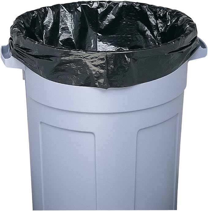 Contractor Trash Bags 42 Gallon Flat Cut Top Black 3.0 Mil 20 Count - Bilt-Tuf (Superior Strength)