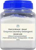 Ultra-Concentrated Enzyme Laundry Detergent - Rouge Luxe | Plant &amp Mineral-Based Stain Remover Odor Eliminator | Safe for Sensitive Skin Biodegradable HE Compatible | 32 oz