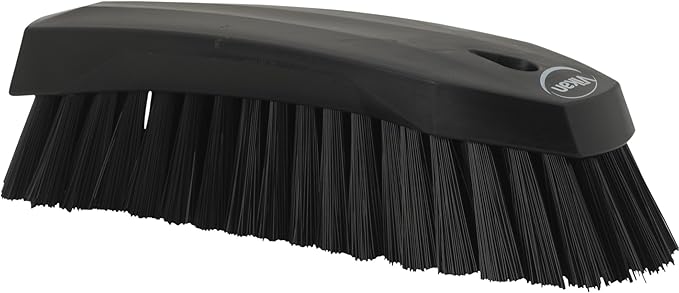 Vikan 38909 BrushScrubStiff8PP/PBTBlack