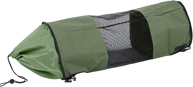 Reusable Boat Trash Bag Waterproof Mesh Garbage Bag for Boat Lightweight Portable Outdoor Trash Storage with Elastic Top and Buckle Strap for Kayaking Camping Travel