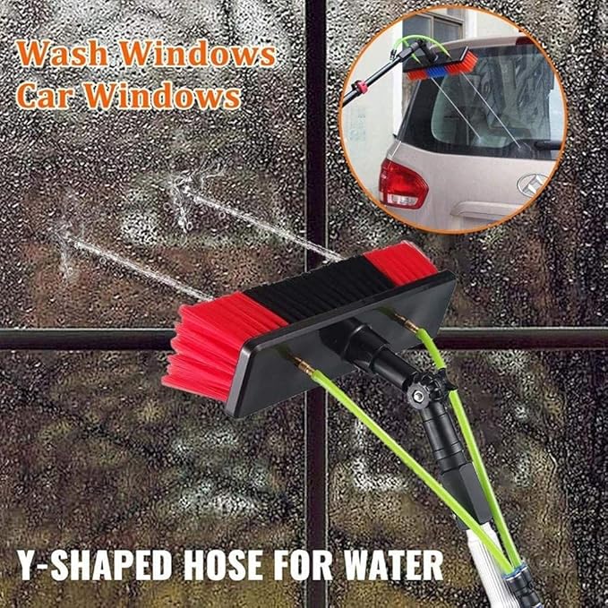 water fed pole kit window cleaning brush outdoor Window Cleaning Brush Telescopic Brush Cleaning Photovoltaic And Solar Panels Washing Set Equipment Extension Pole Cleaning 30cm Water Brush