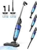 Small Vacuum Cleaner Aspiron Stick Vacuum Cleaner with 20kPa Powerful Suction &amp 0.88QT Dust Cup and 16ft Power Cord 5-in-1 Handheld Lightweight Bagless Vacuum Cleaner Carpet and Floor for Pet