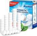 Vacplus Toilet Bowl Cleaner Tablets 50 PACK Automatic Toilet Bowl Cleaners with Bleach for Deodorizing and Descaling Bathroom Cleaner Against Tough Stains