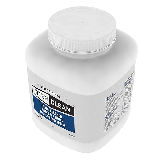 Diversey Beer Clean Glass Cleaner Unscented Powder 4 Lb. Container