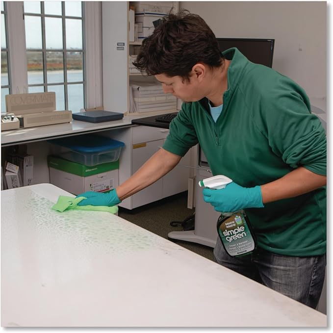 Simple Industrial Degreaser Cleaner Concentrated 24 Fl Oz bundled with Micro Fiber Cloth