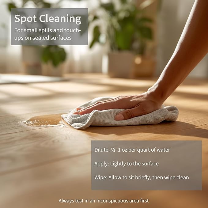 Lapew Honeysuckle Jasmine Scented Mop Soap - Luxury Floor Cleaner Concentrate for Mopping Tile Laminate Vinyl &amp Hardwood | Streak-Free Low-Foam | 36 oz