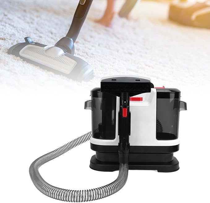 Carpet Cleaner Machine ABS 14KpaPowerful Suction Deep Carpet Cleaner Machine for Area Rugs Pet Room 6.5m Working Range 500W