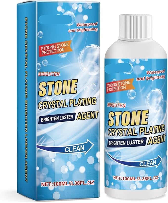 Stone Crystal Coating Agent - Kitchen Quartz &amp Tile Scratch Repair Stain Cleaner And Shine Enhancer(2PCS)