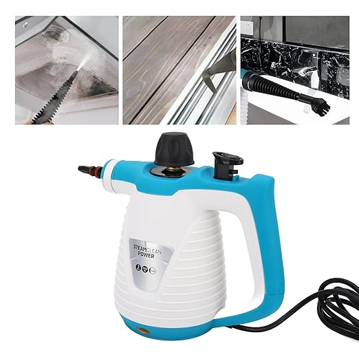 GLOGLOW Steam Cleaning Machine Flexible Hose 0.28-0.32MPa Handheld Steam Cleaner Multifunctional 900‑1050W for Kitchen Bathroom (US Plug 110V‑120V)