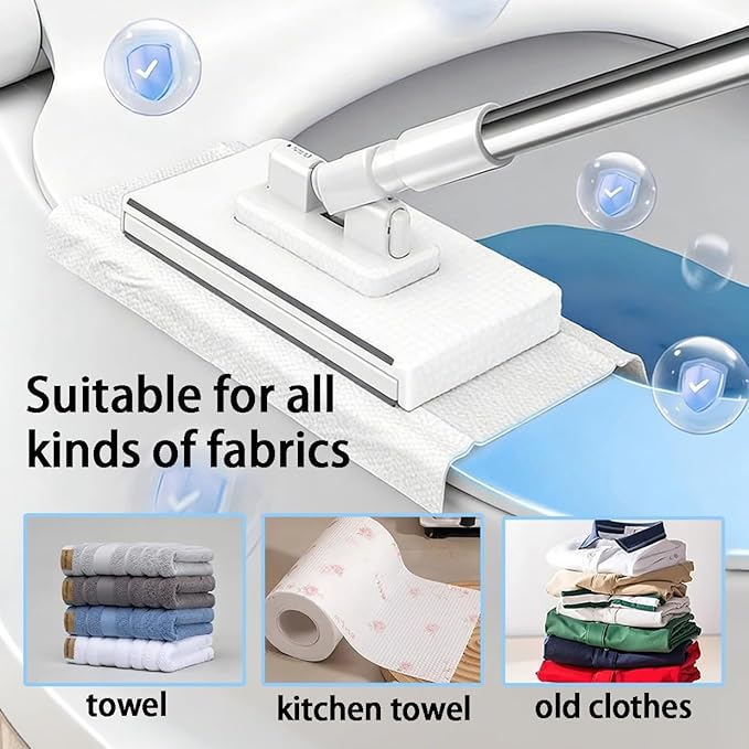 Mini Sweeper Cleaning Mop with Short Handle360° Small Flat Dust MopSuitable for Kitchens Bathrooms Walls and Windows