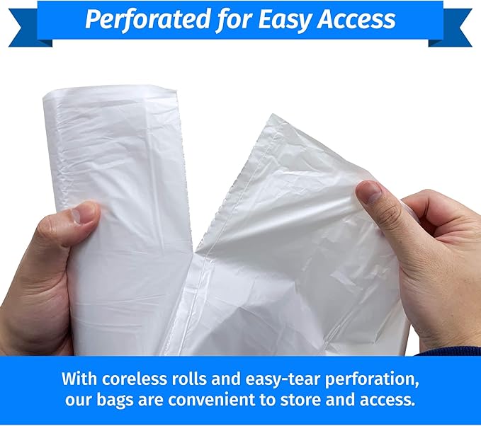 Reli. SuperValue 65 Gallon Trash Bags | 120 Count | Made in USA | Heavy Duty | Bulk | Clear Multi-Use Garbage Bags