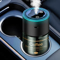 Smart Car Air Freshener Diffuser - 270-Day Long-Lasting Essential Oil (6.09oz/180ml) Auto On/Off Sensor Ultrasonic Dual Modes Multi-Mode Adjustable Natural French Fragrance Oils Coffee ﻿