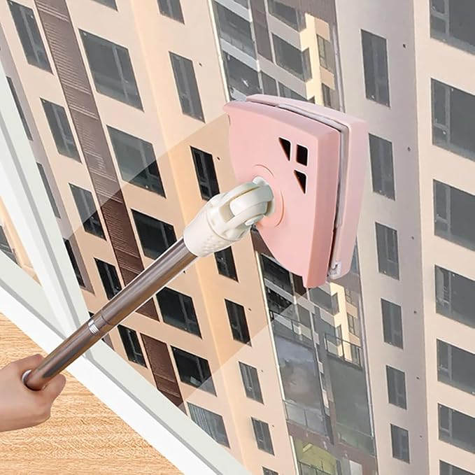 Outside Magnetic Window Cleaner Window Cleaner Magnetic Window Cleaner Double Side Squeegee Window Glass Wiper Glass Washing Tool Brush for Glass High Window