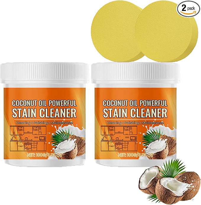 Coconut Oil Kitchen Cleaning &amp Polishing Paste Coconut Oil Cleaning Paste Multipurpose Stainless Steel Cookware Scratch Remover And Metal Polish For Appliances