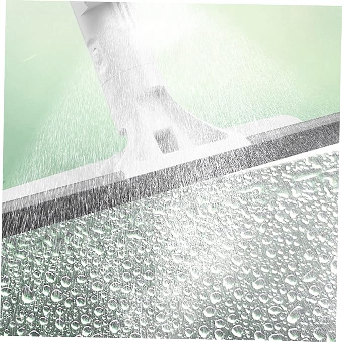 Double-Sided Window Cleaner with Water Spray Long Handle Cleaning Tool Household High-Rise Window Cleaning Brush for Home and Office Use