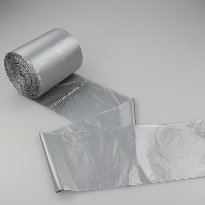 Anbers 8 Gallon Medium Garbage bags Grey 140 Counts