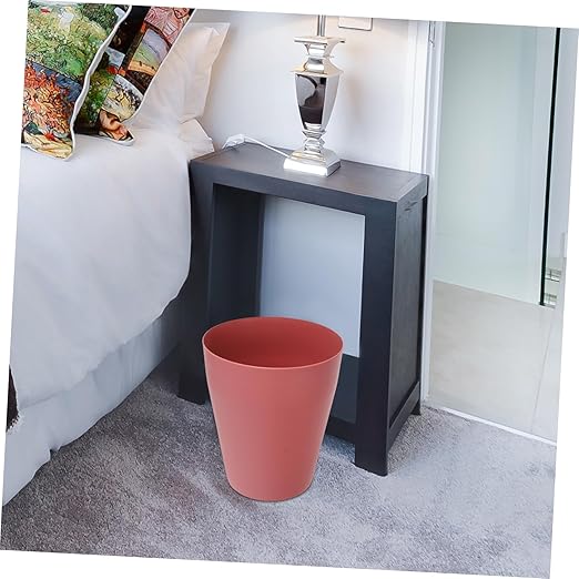 3pcs Small Lidless Trash Bin Household Wastebasket for Office Bedroom and Home Use Open Top Design for Easy Disposal and Space Saving