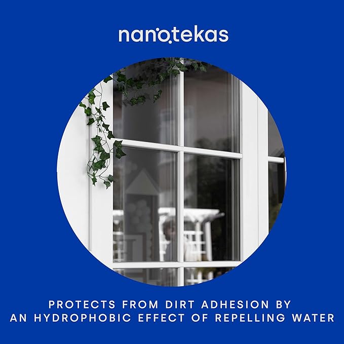 Ceramic Coating Kit for Glass Facades and Solar Panels- Ceramic Glass Facade treatment forms a finishing Coating - Ideal Water &amp Stain Repellent - Long-Lasting Clarity for Exterior Glass