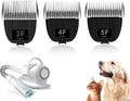 Size 3F/4F/5F/Replacement Blade for nebot P1 Pro Pet Grooming Kit &amp VacuumCut Length 1/2(13mm) 3/8(9.5mm) to 1/4”(6.3mm) toMade of Ceramic Blade &amp Stainless Steel Blade3 Pack