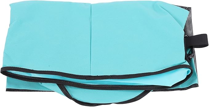 Reusable Boat Trash Bag Waterproof Mesh Garbage Bag for Boat Lightweight Portable Outdoor Trash Storage with Elastic Top and Buckle Strap for Kayaking Camping Travel