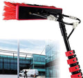 Water Fed Pole Kit Professional Water Fed Pole Kit 12-36ft Solar Panel Window Cleaner with Telescopic Brush for Truck Caravan Window Glass Cleaning Kit with 180° Rotatable Brush