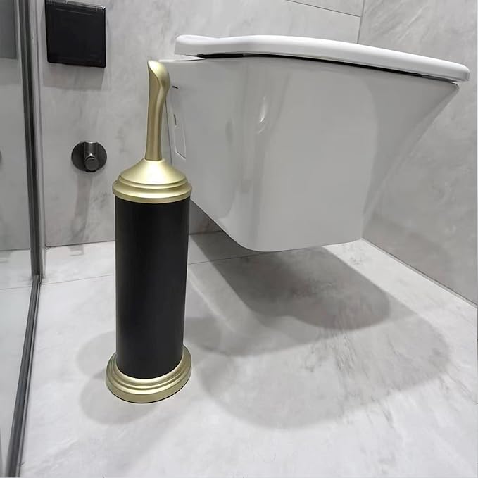 Vince Camuto Toilet Bowl Brush with Holder Durable Bathroom Cleaning Tool Modern Design for Easy Toilet Maintenance Bathroom Cleaner Brush for Efficient Cleaning and Hygiene