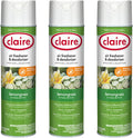 Claire CL1307 Lemongrass Air Freshener &amp Deodorizer (3 Pack)
