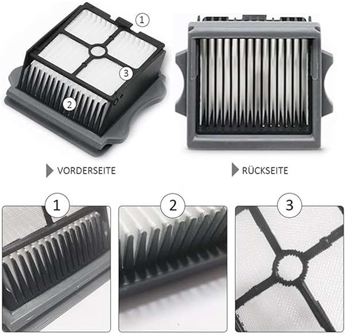 Vacuum Cleaner Accessories Replacement Parts Filter Roller Brush Compatible for Tineco Floor ONE S5 Cordless Vacuum Cleaner Accessories