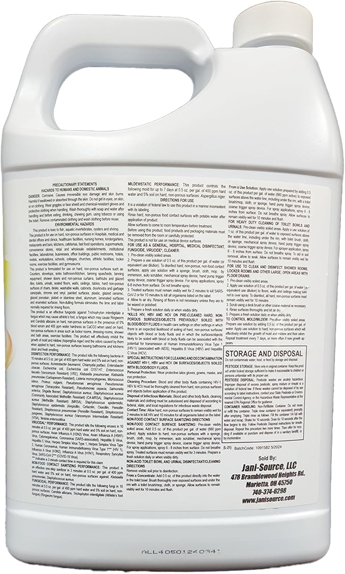 ParvoScrub Veterinary &amp Kennel Disinfectant Cleaner &amp Deodorizer Bundle (1 Concentrated Gallon and 2-32 Ounce Bottles)