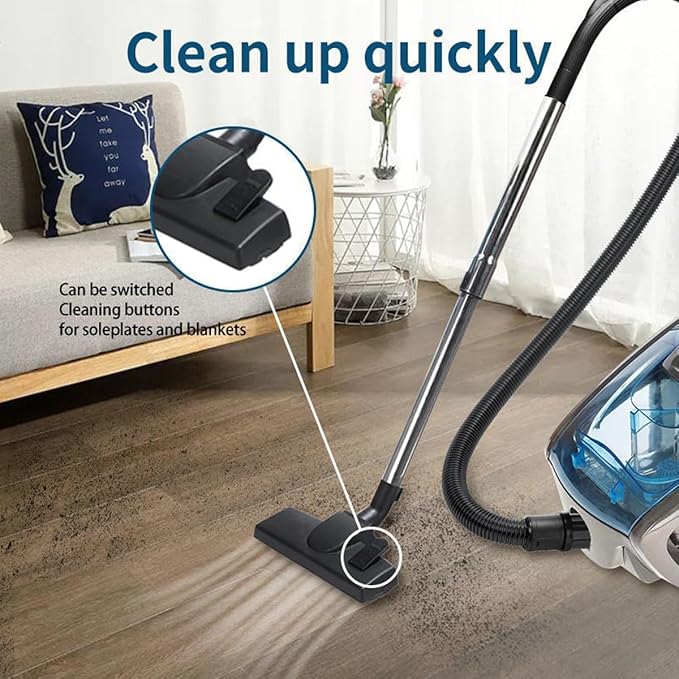 Bagless Cylinder Vacuum Cleaner2500W Cyclonic Vacuumwith HEPA FilterLow Noise Stick Vacuum Cleanerfor Hardwood Floor Carpet
